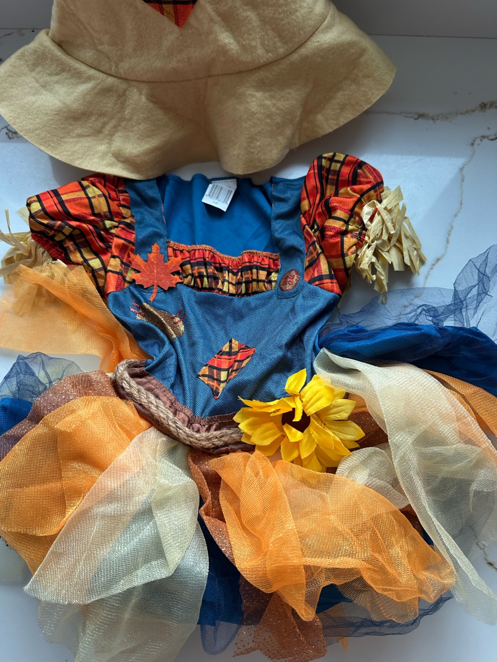 Scarecrow Halloween Costume toddler Size 3-4T